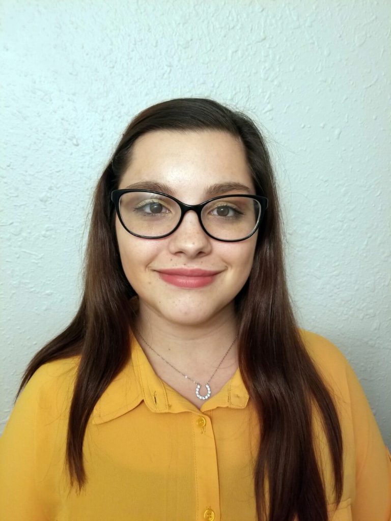 Business Office Technology student poses for photo
