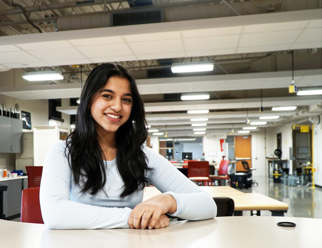 Pre-Engineering student Anjalina Thomas